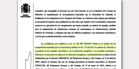 El Tribunal Constitucional da vía libre a las instalaciones de Autoconsumo compartido en Edificios