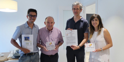 El Edificio plurifamiliar Thermos recibe la placa de certificación Passivhaus