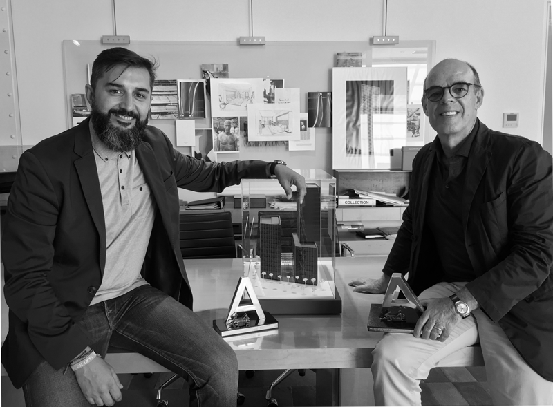 Jesús Hernando y Daniel Fernández, de GCA Architects. 
