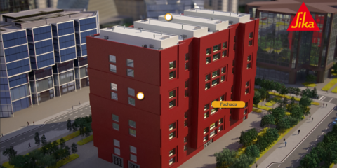 Nueva plataforma interactiva de Sika que recoge las soluciones de la empresa en el entorno virtual de una Ciudad
