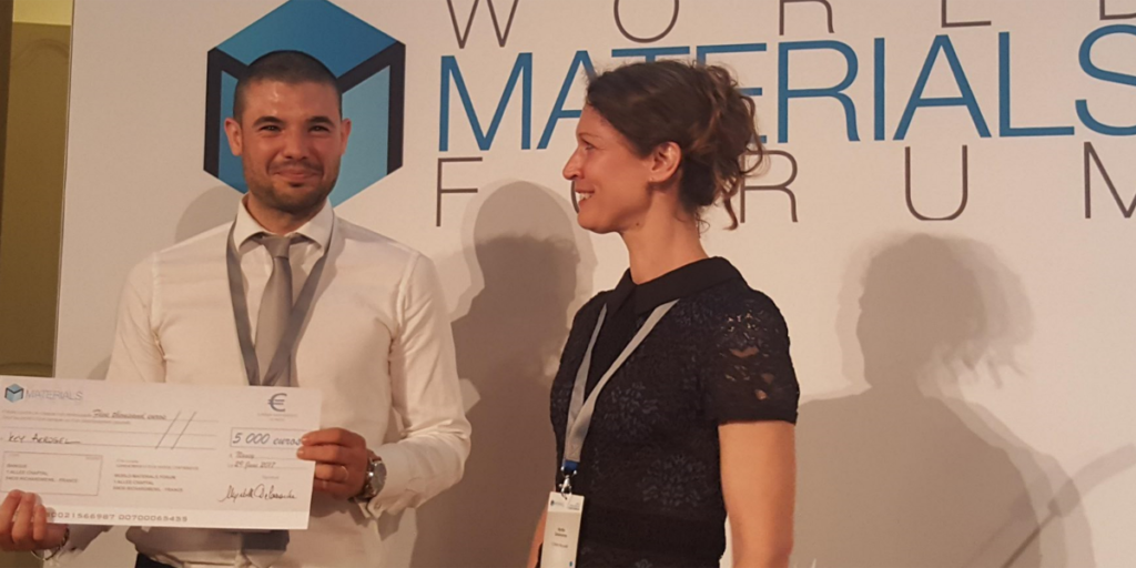 El premio se enmarca en la tercera edición del World Materials Forum. 