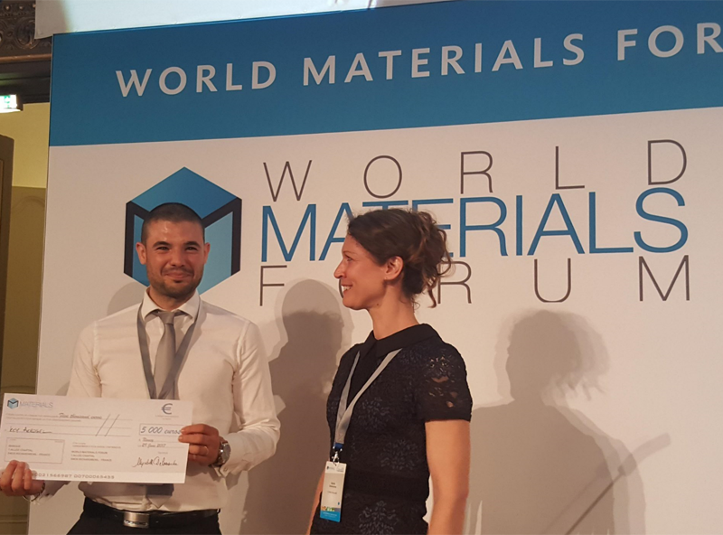 El premio se enmarca en la tercera edición del World Materials Forum. 