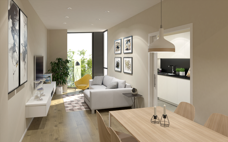 Habitación del edificio, Marqués de Cruïlles.