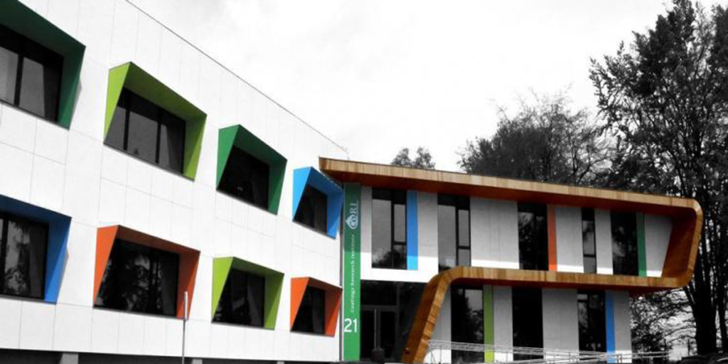 Edificio del proyecto "Paint it Green".