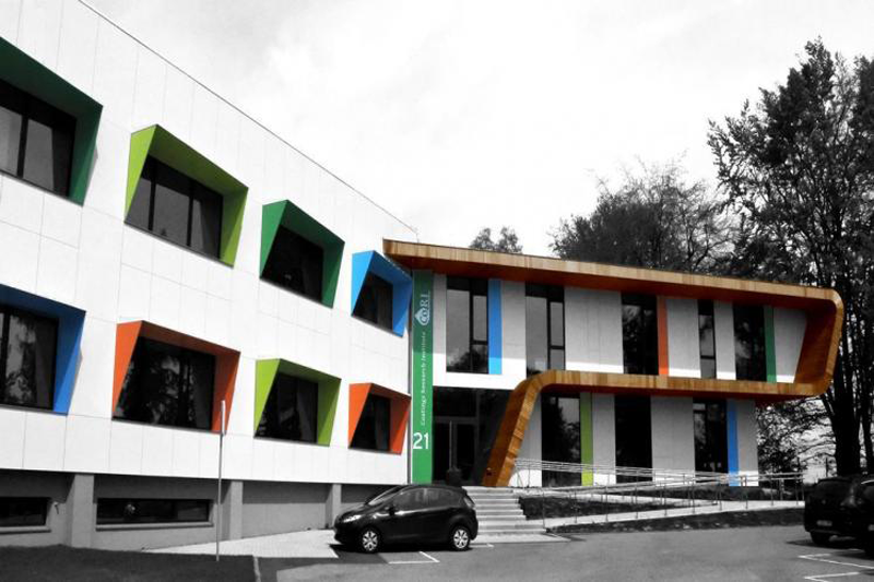 Edificio del proyecto "Paint it Green".