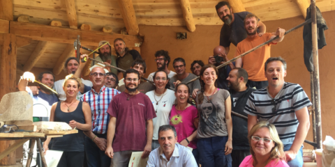 Los alumnos del curso de Biconstrucción de Lizaso finalizan su formación