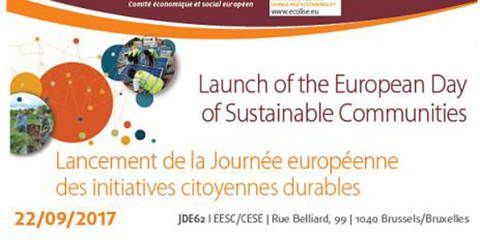 Bruselas acogerá el lanzamiento del Día Europeo de Comunidades Sostenibles