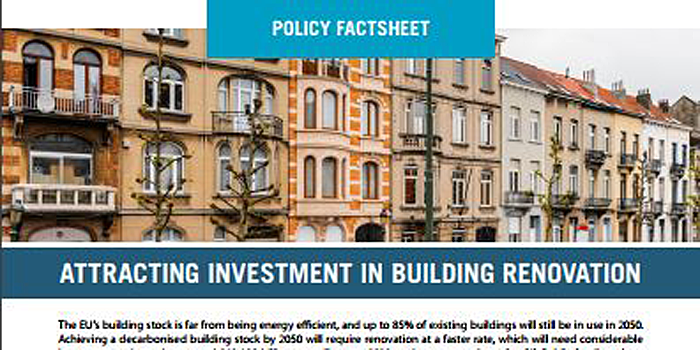 Ejemplos de esquemas de financiación que desmienten el mito de que atraer la inversión privada en la rehabilitación  de edificios es difícil.