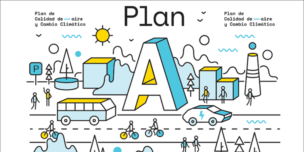 El Ayuntamiento de Madrid ha aprobado Plan A de Calidad del Aire y Cambio Climático. 