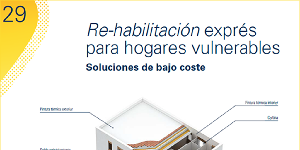 Bajo la dirección de la arquitecta Margarita de Luxán, el equipo de trabajo proporciona soluciones asequibles que mejoran las condiciones de confort de las viviendas habitadas por familias en situación de pobreza energética.