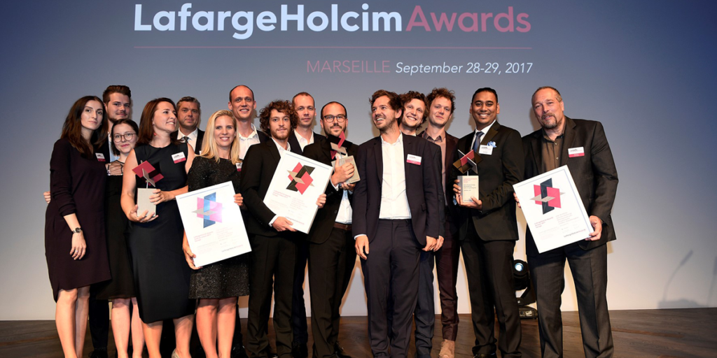 Ganadores de los Premios LafargeHolcim 2017 Europe.