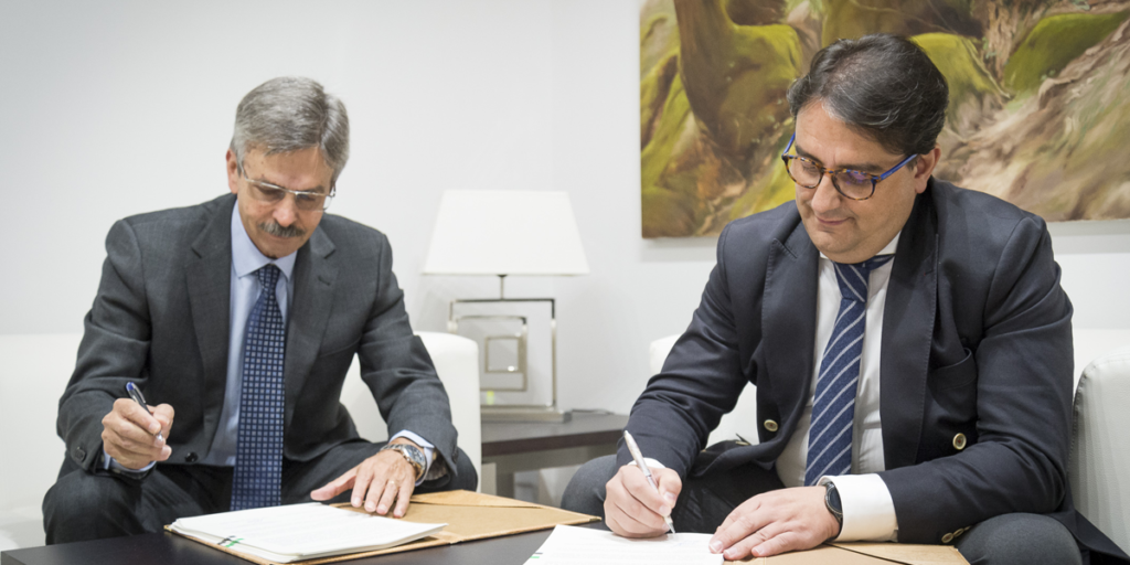 Navarro y Vergeles han suscrito un convenio para impulsar la innovación en el sector de la construcción.