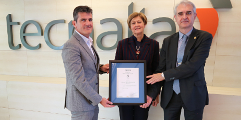 AENOR otorga el certificado del Sistema de Gestión de la I+D+i a Tecnalia