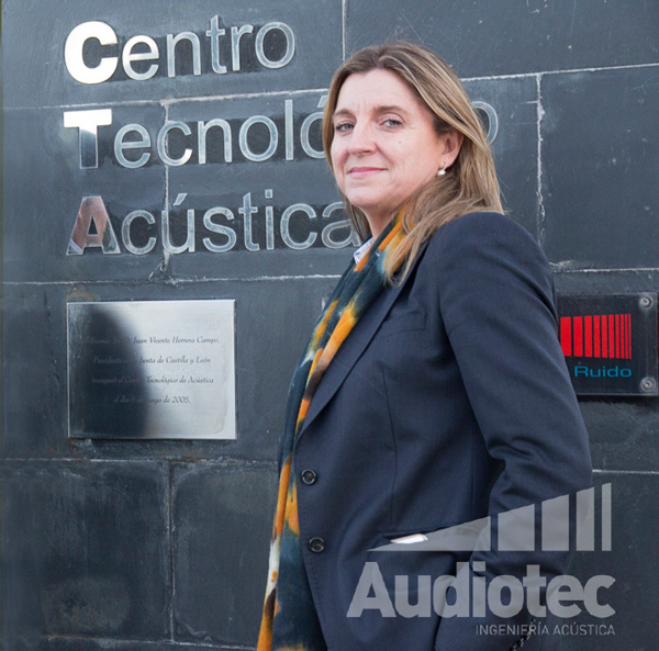 Ana Espinel, Directora General de Audiotec. 