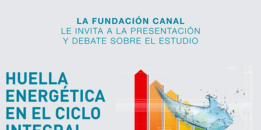 El 18 de enero se celebrará la presentación del estudio "Huella energética en el ciclo integral del agua en la Comunidad de Madrid".
