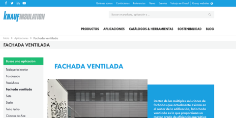 Knauf Insulation presenta nueva web, más intuitiva y segmentada