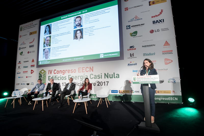 Isabel Alonso. Moderadora. Bloque de ponencias 4. IV Congreso Edificios Energía Casi Nula 2017.