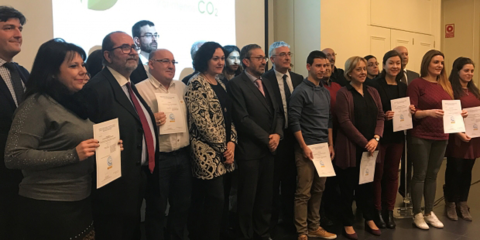 Aragón reconoce a 32 empresas por asumir el reto de calcular su Huella de Carbono