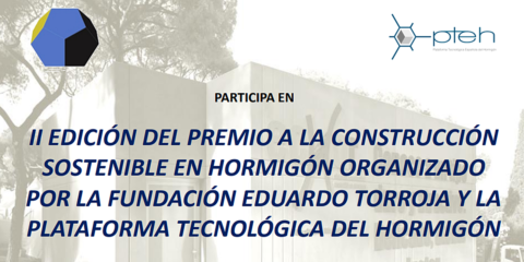 Abierta inscripción para la Segunda Edición del Premio a la Construcción Sostenible en hormigón