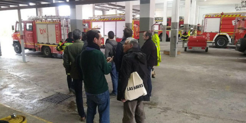Numerosos profesionales se interesan por la mejora de la eficiencia energética del Parque de Bomberos de Valencia