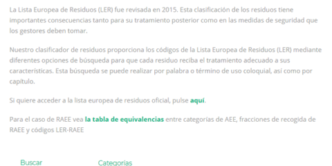 La Comisión Europea publica la comunicación ‘Orientaciones técnicas sobre la clasificación de los residuos’