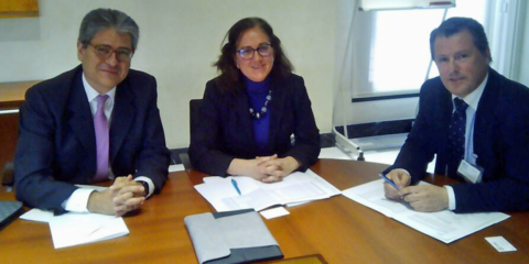 La Diputación de Jaén y el IDAE abordan las ayudas a proyectos de economía baja en carbono