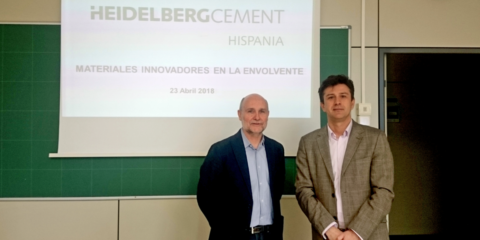 Materiales innovadores en la envolvente del edificio, conferencia de HeidelbergCement en la UPM