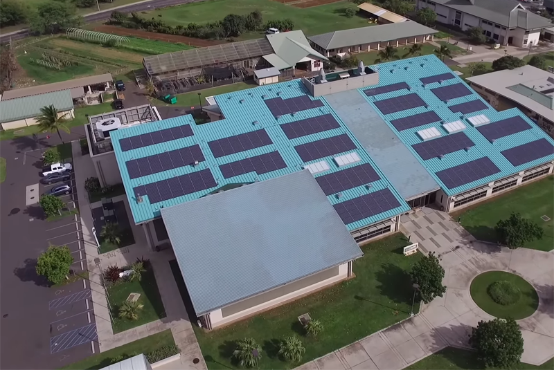 La Universidad de Hawái tendrá en 2019 el primer campus de energía cero