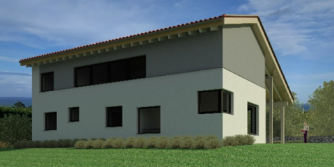 Casa Queta: Un EECN concebido para disfrutar la orientación norte