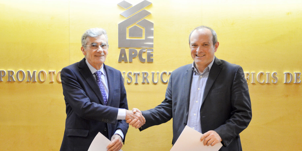 Convenio de la Asociación de Promotores y Constructores de Cataluña (APCE) y Quonext