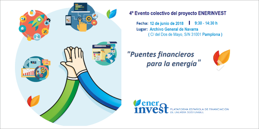 Cartel evento Puentes financieros para la energía sostenible