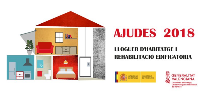 Ayudas rehabiltación edificios 2018 Gobierno de la Comunidad valenciana