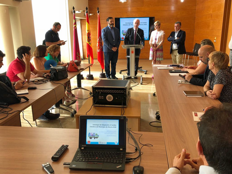 Presentación documento Estrategia de Adaptación al Cambio Climático del Ayuntamiento de Murcia
