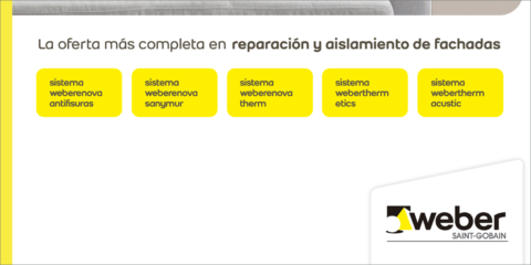 Saint-Gobain Weber presenta los sistemas weberenova y webertherm para fachadas