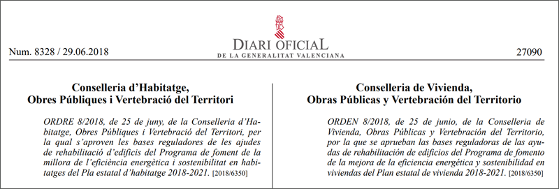 Diario Oficial de la Generalitat Valenciana