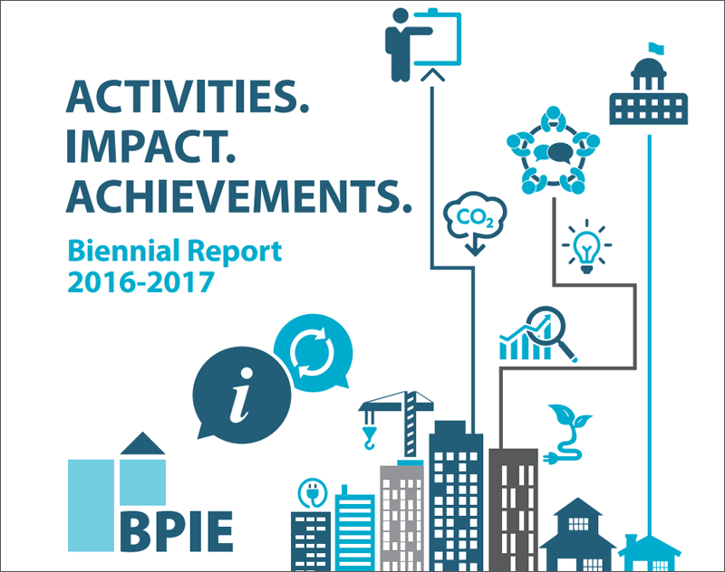 Portada informe Activities. Impact. Achievemenets. Biennial Report 2016-2017