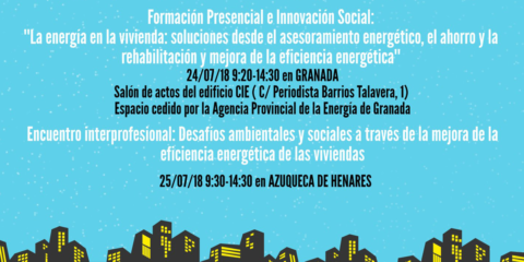 Un encuentro sobre eficiencia energética en viviendas cierra el proyecto Generis el 25 de julio en Azuqueca