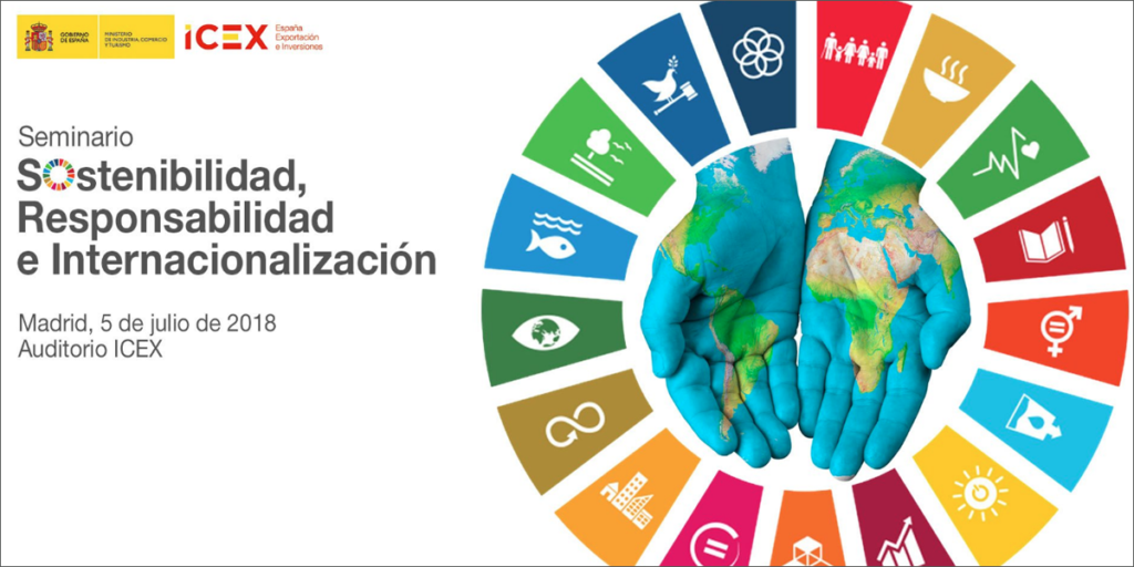Logo seminario seminario Sostenibilidad, responsabilidad e internacionalización