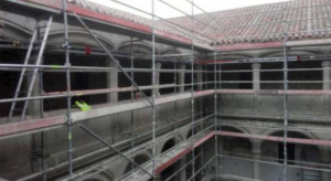 Obras de rehabilitación del tejado del Real Monasterio Santo Tomás de Ávila