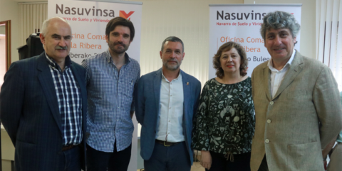 La nueva oficina de Nasuvinsa en la Ribera ofrecerá servicios de rehabilitación, vivienda y sostenibilidad
