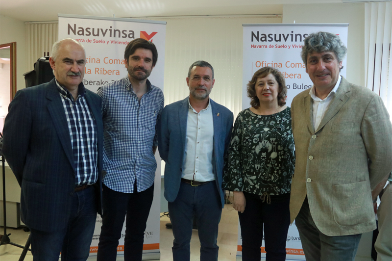 acto de apertura dnueva oficina de Nasuvinsa en la Ribera 