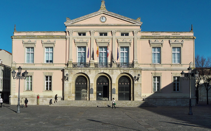 Exterior del Ayuntamiento de Palencia