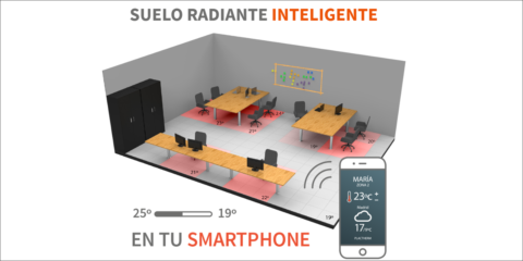Los pavimentos inteligentes de Plactherm consiguen un ahorro de energía de hasta un 30% en edificios