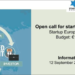 Jornada informativa el 12 de septiembre en Bruselas sobre la convocatoria del programa ‘Startup Europe for Growth’