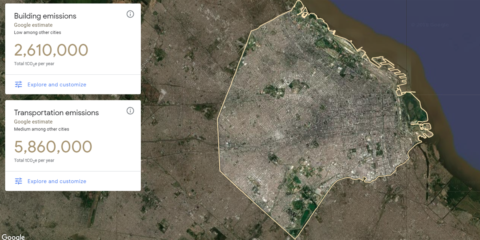 Google crea la herramienta Environmental Insights Explorer para conocer la huella de carbono de grandes ciudades