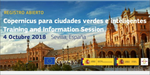 Jornada sobre el programa Copernicus para ciudades verdes e inteligentes, el 4 de octubre en Sevilla