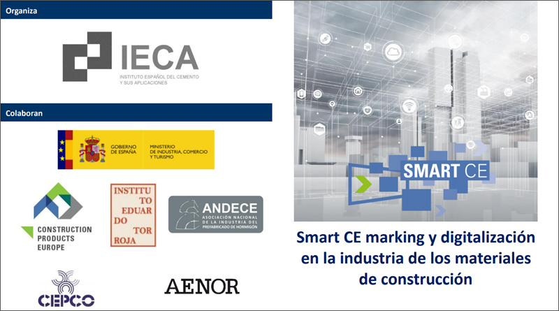 Portada folleto Smart CE marking y digitalización en la industria de los materiales de construcción