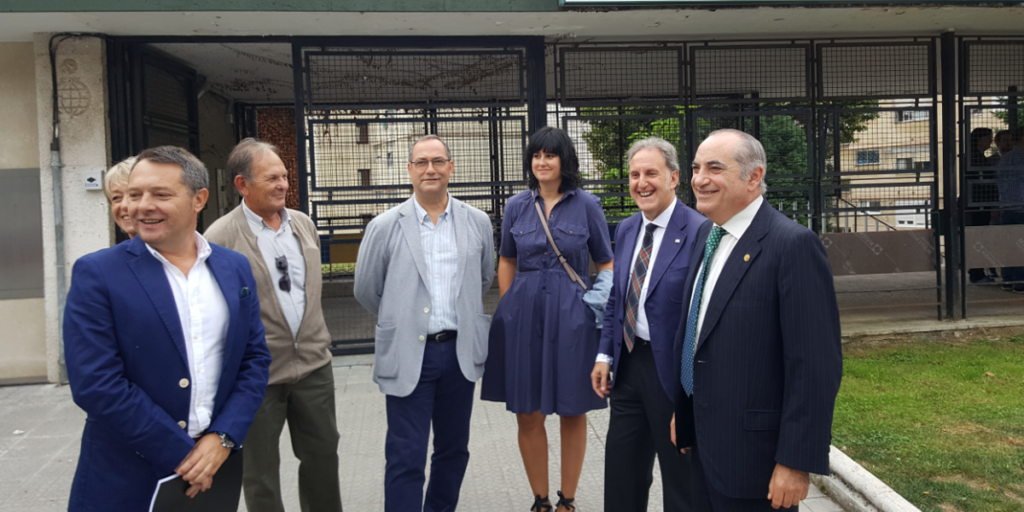 Visita de autoridades al Otxar Urban Lab