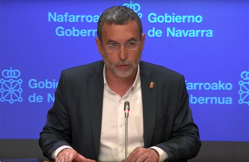 El vicepresidente de Derechos Sociales del Gobierno navarro, Miguel Laparra.
