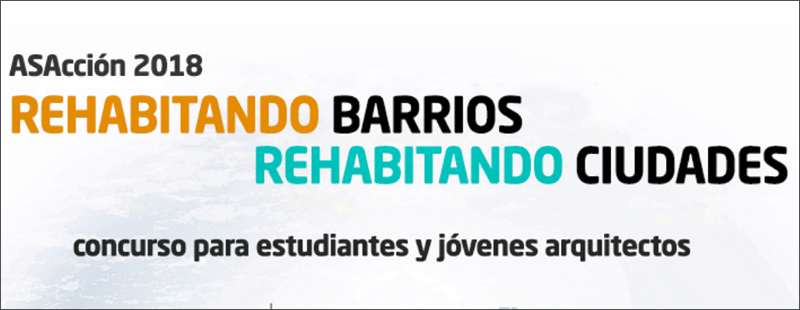 Logo del concurso anual Rehabitando barrios, rehabitando ciudades